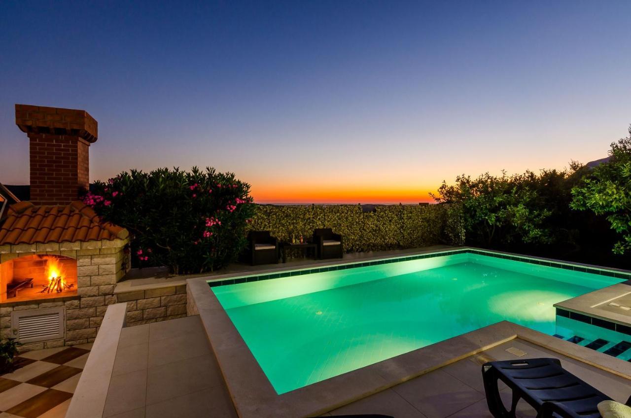Villa Mateo With Private Pool Gruda Ngoại thất bức ảnh