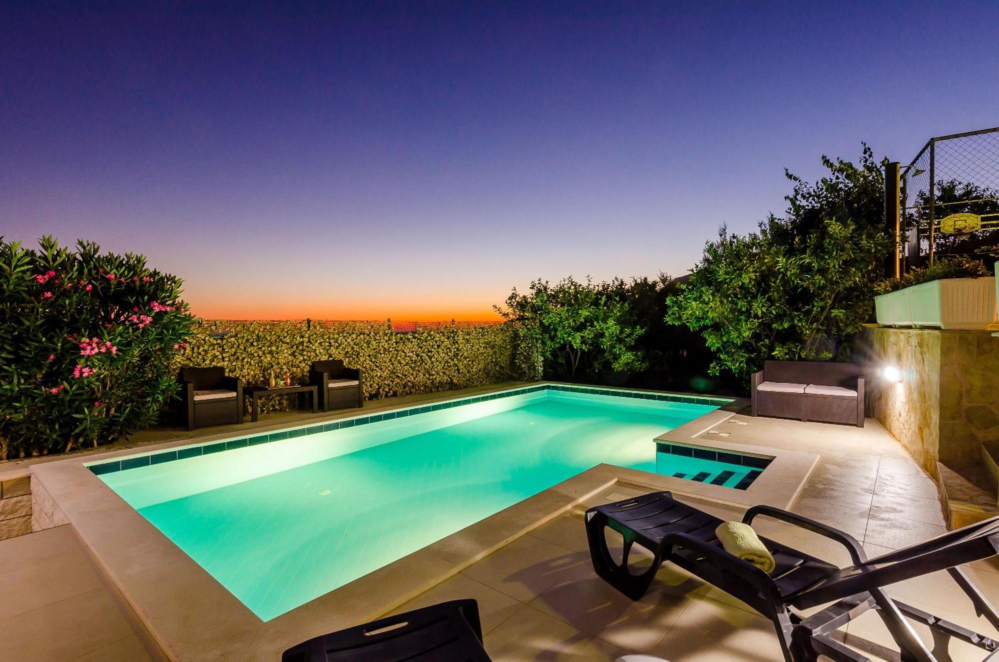 Villa Mateo With Private Pool Gruda Ngoại thất bức ảnh